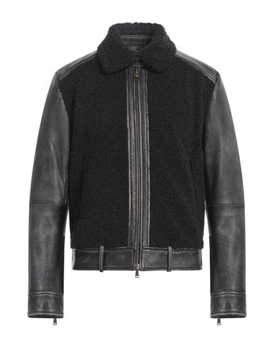 Andrea D'amico Man Jacket Black Size 40 Soft Leather