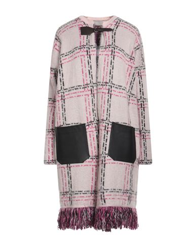 Drumohr Woman Coat Light Pink Size M Wool, Polyamide, Mohair Wool