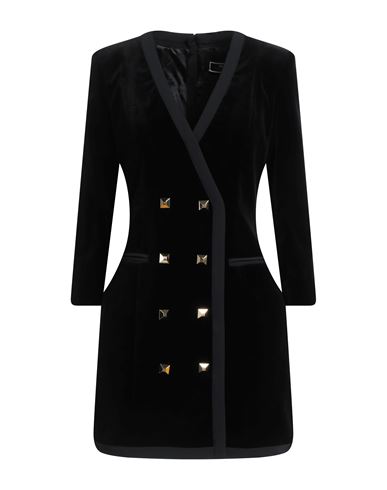 Elisabetta Franchi Woman Mini Dress Black Size 6 Cotton, Elastane, Polyester
