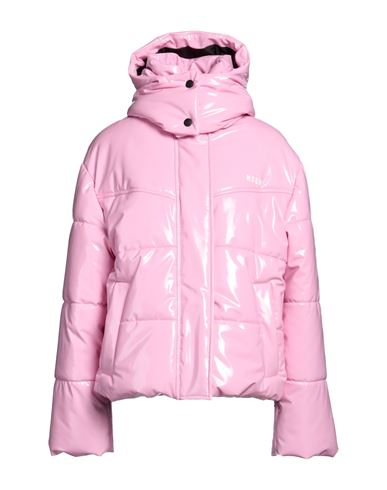 Msgm Woman Puffer Pink Size 6 Polyester, Elastane