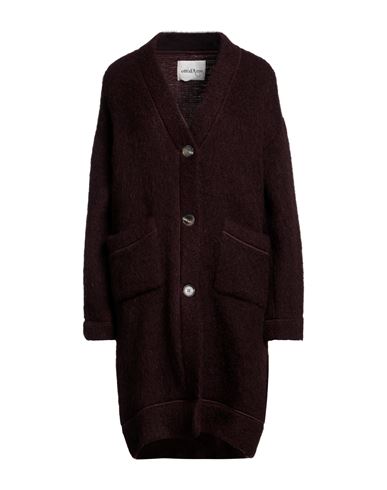 Ottod'ame Woman Coat Cocoa Size 6 Wool, Polyamide, Mohair Wool In Brown
