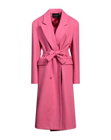 Actualee Woman Coat Fuchsia Size 8 Polyester In Pink