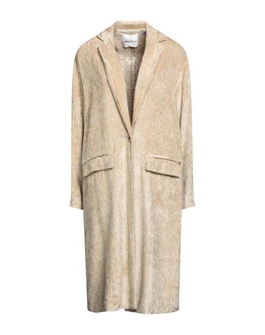 Ottod'ame Woman Overcoat & Trench Coat Beige Size 6 Viscose