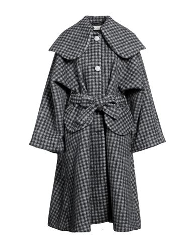Meimeij Woman Coat Grey Size 6 Polyamide, Virgin Wool