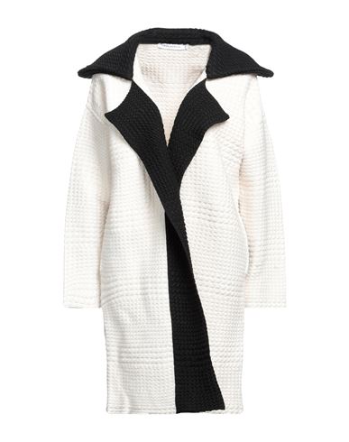 Simona Corsellini Woman Coat White Size S Viscose, Polyester