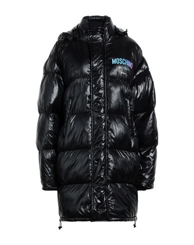 Moschino Woman Puffer Black Size 14 Polyamide In Black