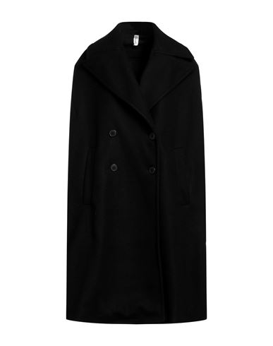 Souvenir Woman Coat Black Size M Polyester