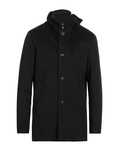 Squad² Man Coat Black Size 40 Polyester, Elastane
