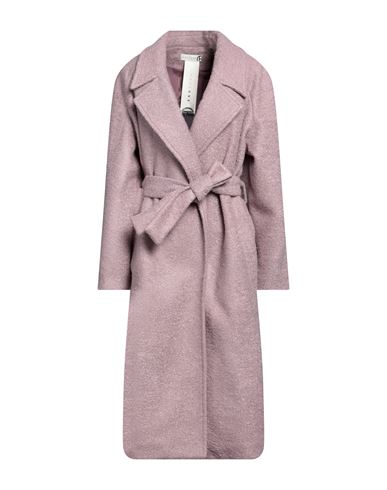 Haveone Woman Coat Pastel Pink Size M Polyester
