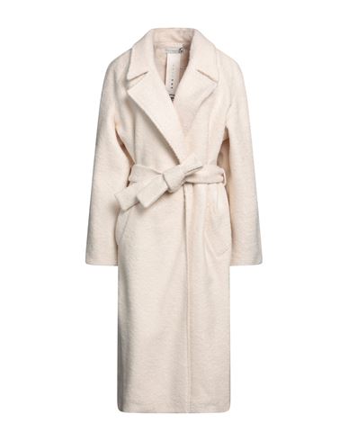 Haveone Woman Coat Ivory Size L Polyester In White