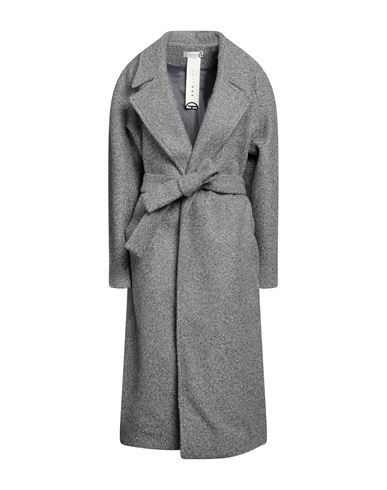 Haveone Woman Coat Grey Size L Polyester