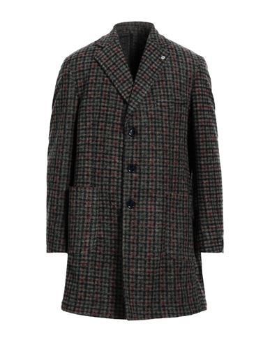 Barbati Man Coat Dove Grey Size 38 Polyester, Acrylic, Virgin Wool