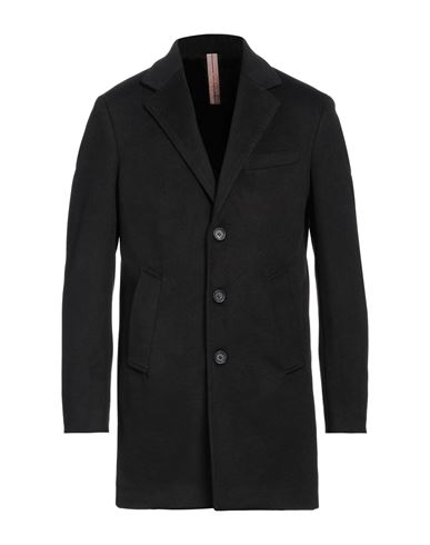 Squad² Man Coat Black Size 42 Polyester, Viscose