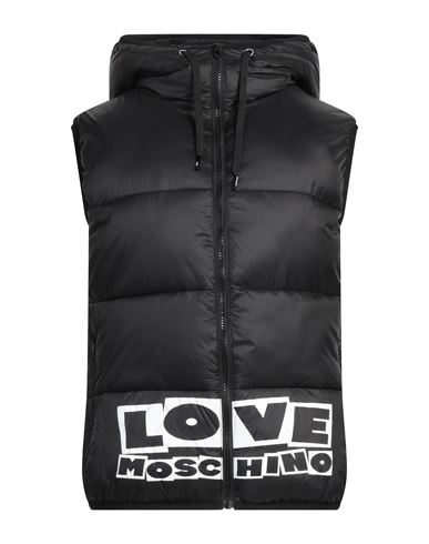 Love Moschino Woman Down Jacket Black Size 10 Polyacrylic