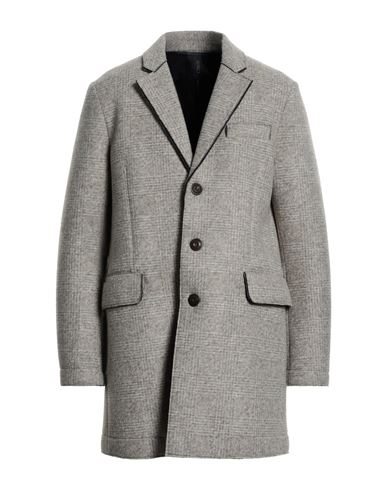 Ero Man Coat Beige Size 40 Polyester, Acrylic, Virgin Wool, Elastane