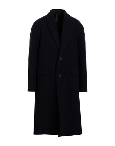 HEVO HEVÒ MAN COAT MIDNIGHT BLUE SIZE 42 VIRGIN WOOL, POLYAMIDE