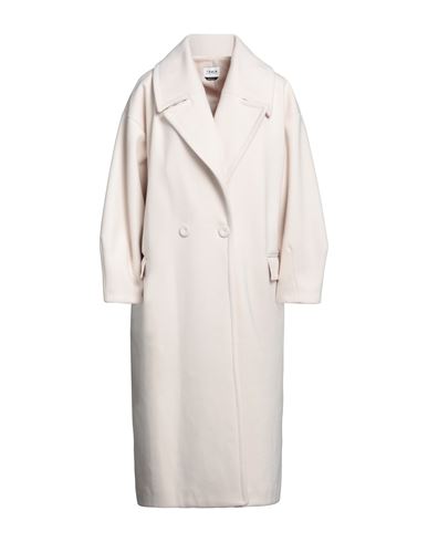 Berna Woman Coat Cream Size M Polyester In White