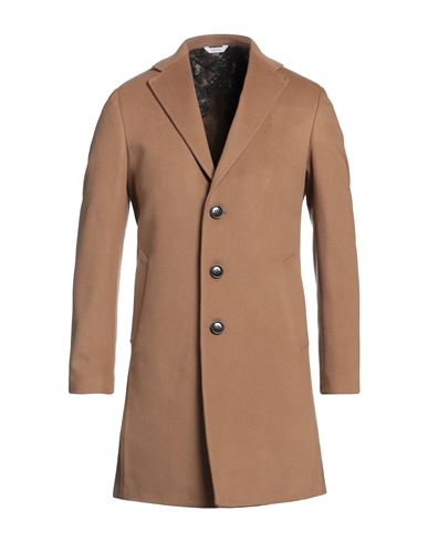 Alessandro Gilles Man Coat Camel Size 36 Wool, Polyester, Cashmere In Beige