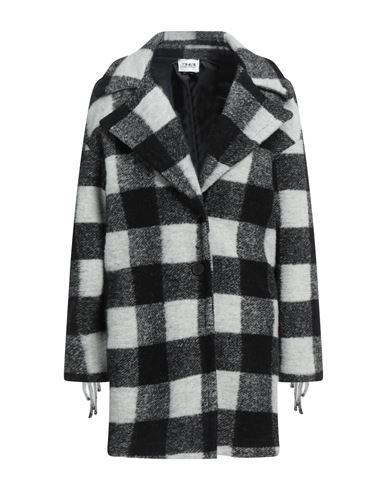Berna Woman Coat Grey Size M Polyester, Wool