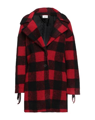 Berna Woman Coat Red Size Xs Polyester, Wool