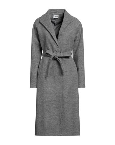 Berna Woman Coat Grey Size S Polyester, Acrylic, Wool