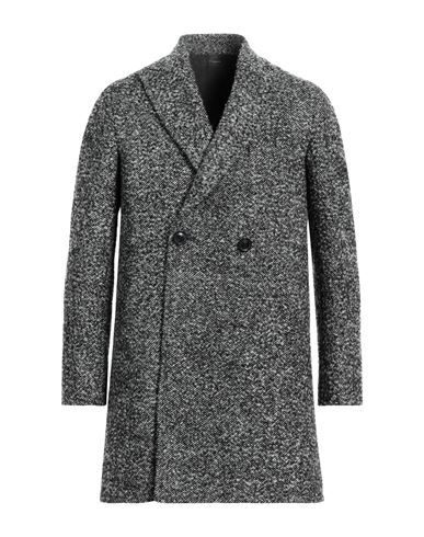 Barbati Man Coat Black Size 40 Polyester, Acetate, Viscose