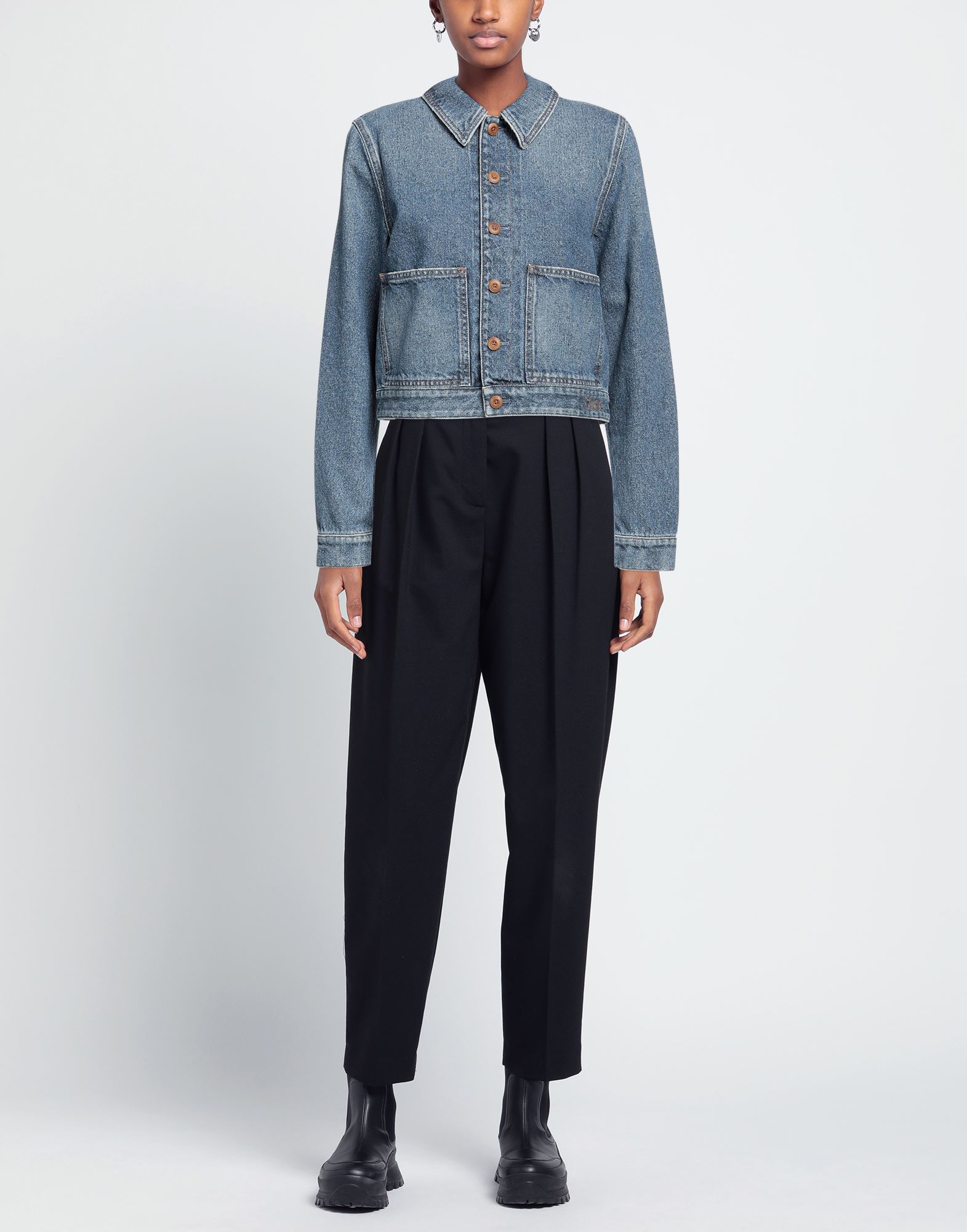  Chloé - Capispalla - Capispalla Jeans - On Yoox.com 