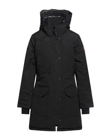 Canada Goose Woman Down Jacket Black Size L Polyester, Cotton
