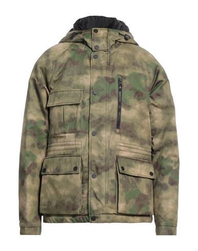 Woolrich Man Down Jacket Military Green Size Xl Cotton
