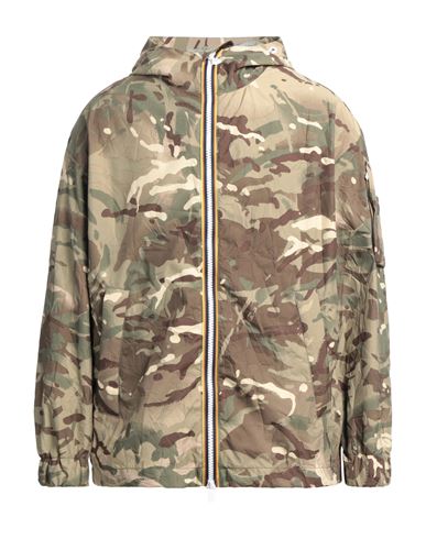 K-way Man Jacket Military Green Size L Polyamide