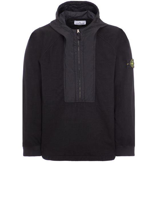 Sold out - STONE ISLAND 43632 MIX FABRIC HYPE-TC 休闲夹克 男士 黑色