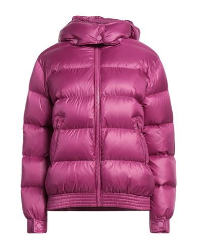 Twinset Woman Down Jacket Mauve Size 12 Polyester In Purple
