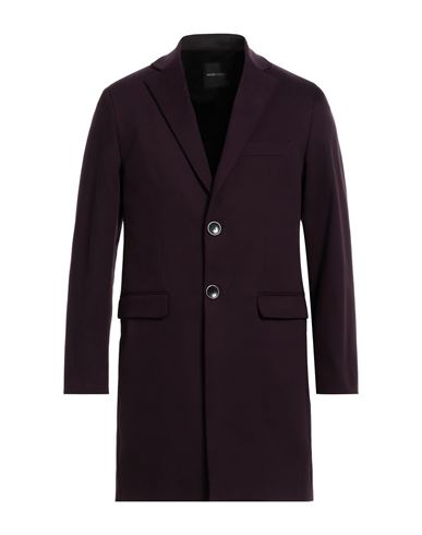 Marciano Man Coat Dark Purple Size 48 Cotton, Wool