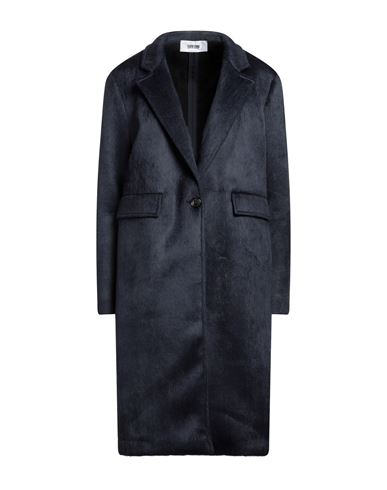 Mauro Grifoni Grifoni Woman Coat Midnight Blue Size 6 Acrylic, Viscose, Polyester