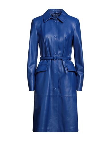 Cavalli Class Man Coat Midnight blue Size M Polyester