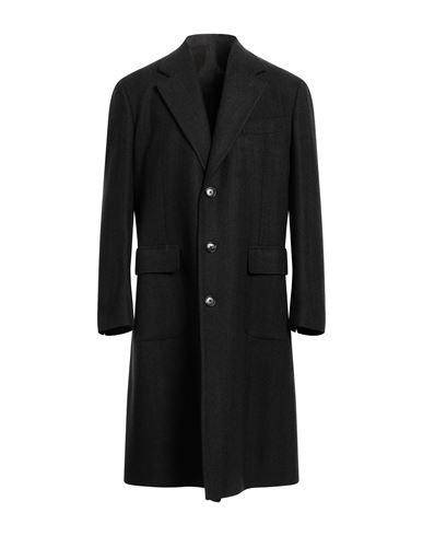 De Petrillo Man Coat Steel Grey Size 46 Virgin Wool, Cashmere