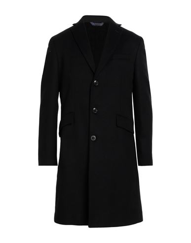 Bottega Martinese Man Coat Black Size 44 Wool, Polyamide, Cashmere