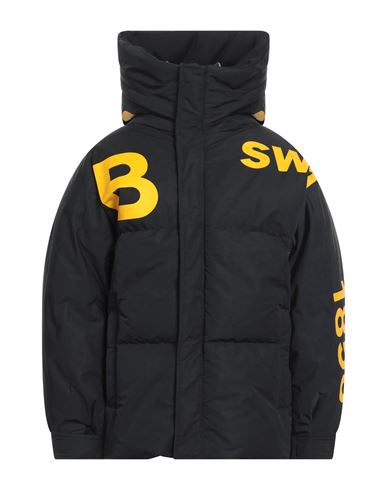 Burberry Horseferry Print Hooded Down Puffer Jacket In Black