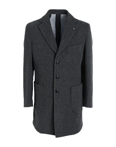 Barbati Man Coat Lead Size 42 Polyester, Polyamide In Grey