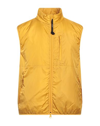 Aspesi Man Jacket Ocher Size M Polyamide In Yellow