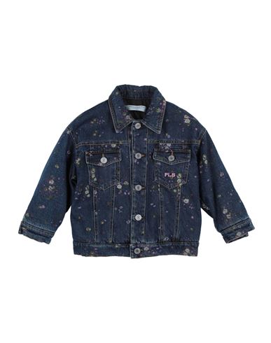 Philosophy Di Lorenzo Serafini Toddler Girl Denim Outerwear Blue Size 4 Cotton, Polyester, Polyamide In Blue