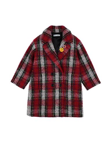 Shop Dolce & Gabbana Toddler Girl Coat Red Size 7 Acrylic, Polyester, Wool, Alpaca Wool