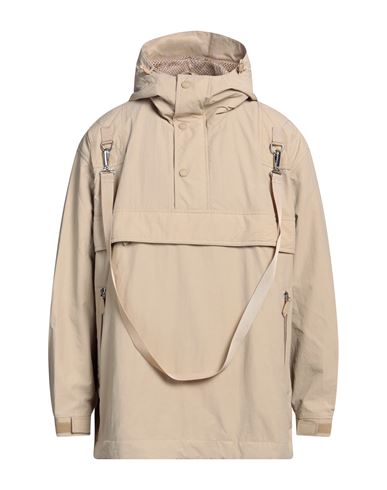 Burberry Man Jacket Beige Size M Nylon, Cotton, Polyester