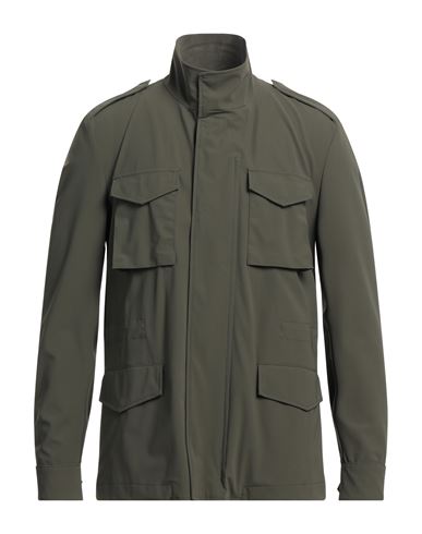 Cruna Man Jacket Military Green Size 42 Polyamide, Elastane