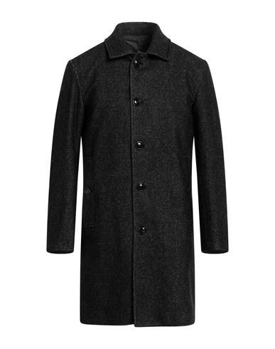 Outfit Out/fit Man Coat Black Size 42 Wool, Acrylic, Polyester, Polyamide In Black