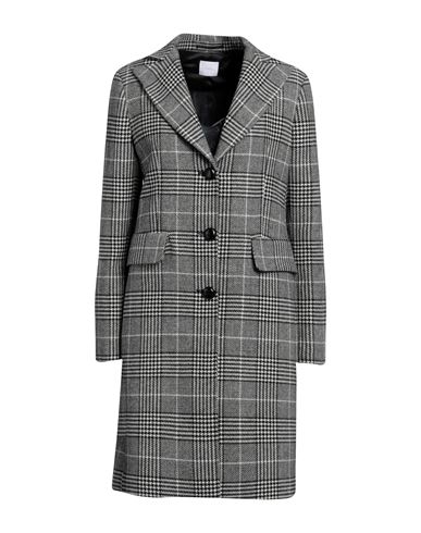 Merci .., Woman Coat Grey Size 10 Virgin Wool, Polyester