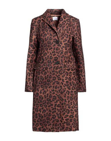 Merci .., Woman Coat Brown Size 10 Polyester