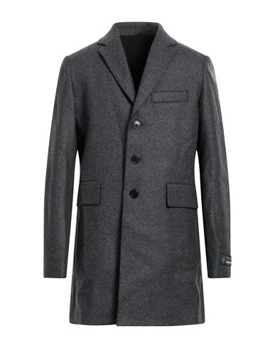 Zadig & Voltaire Man Coat Lead Size 46 Wool, Polyamide, Polyester, Acrylic In Grey