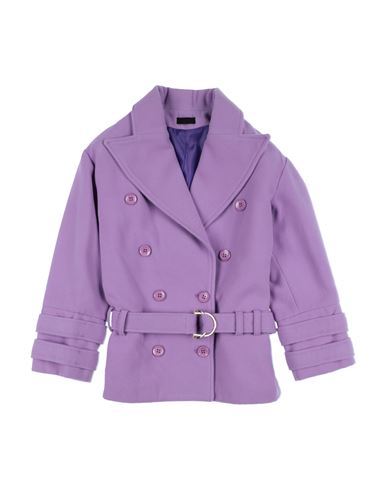 Fun & Fun Babies'  Toddler Girl Coat Lilac Size 3 Polyester, Rayon In Purple