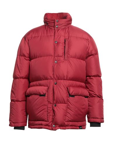 Aspesi Man Down Jacket Burgundy Size Xs Polyamide, Polyester, Elastane In Red
